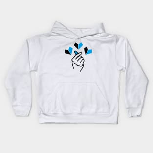 Korean heart symbol from Kpop culture Kids Hoodie